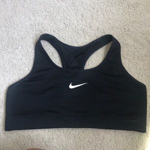 Womens black Nike sports bra